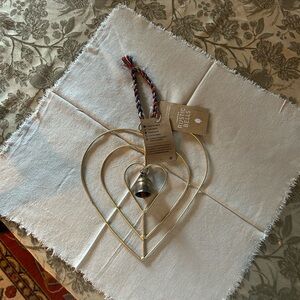 Matr Boomie Hand-tuned Rustic Bells Hanging Heart Fair Trade